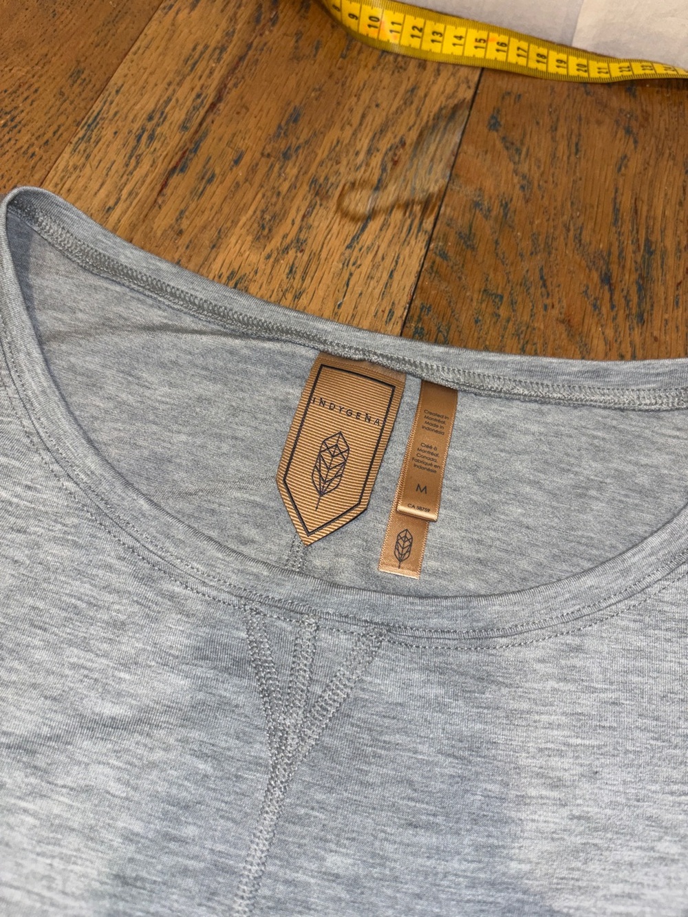 Indygena / Indyeva Grey Short-Sleeve Dress – Size M - Picture 7 of 10